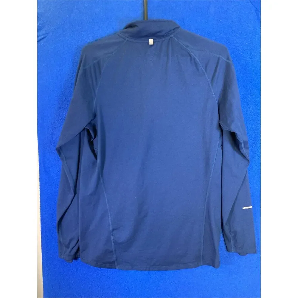 Nike Element Running 1/4 Zip Dri-Fit Pullover Long Sleeve Blue Mens Size Small